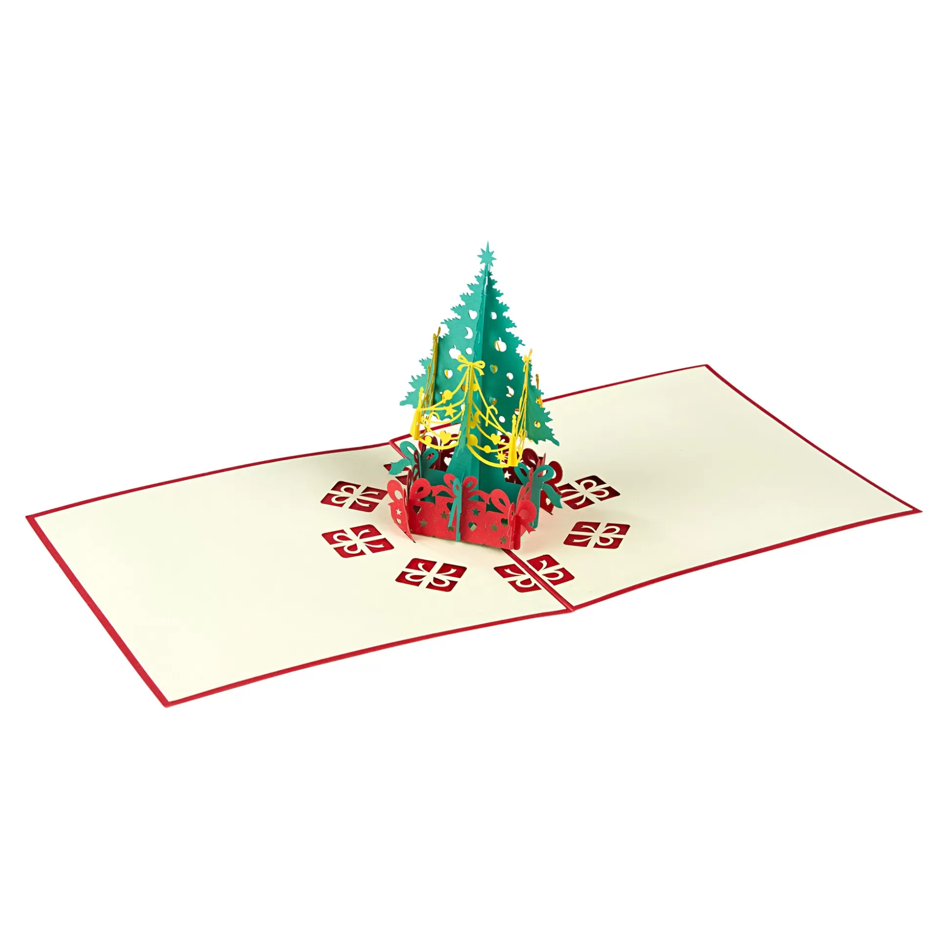 Kerstdecoraties^viva domo 3D-Kerstkaart Kerstboom