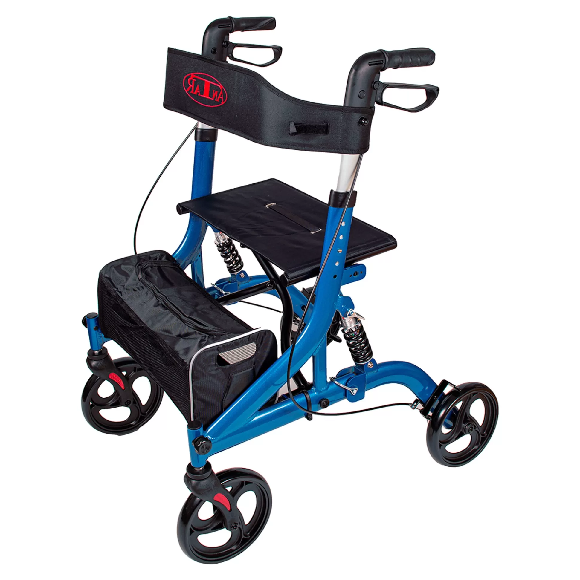 Rollators^Antar Aluminium Rollator Met Schokdemping