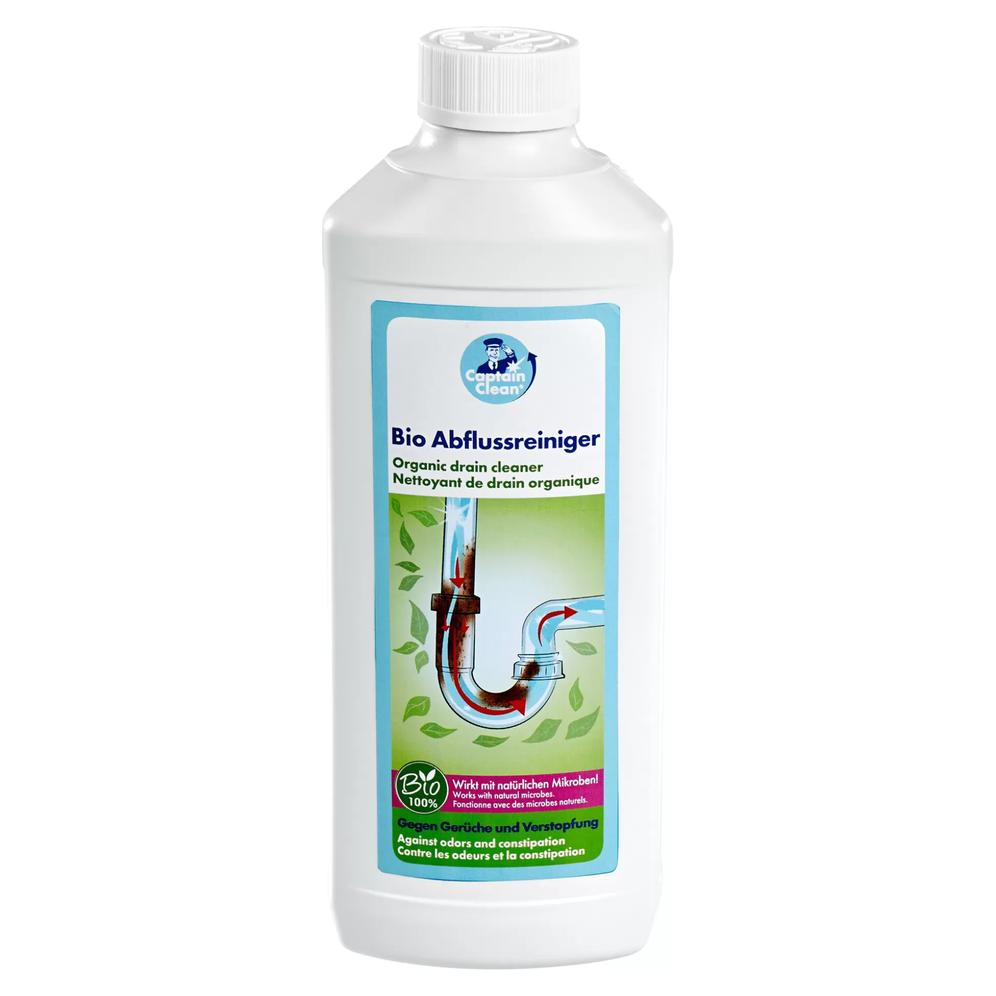 Reinigingsmiddelen^Captain Clean Bio-Afvoerreiniger, 500 Ml