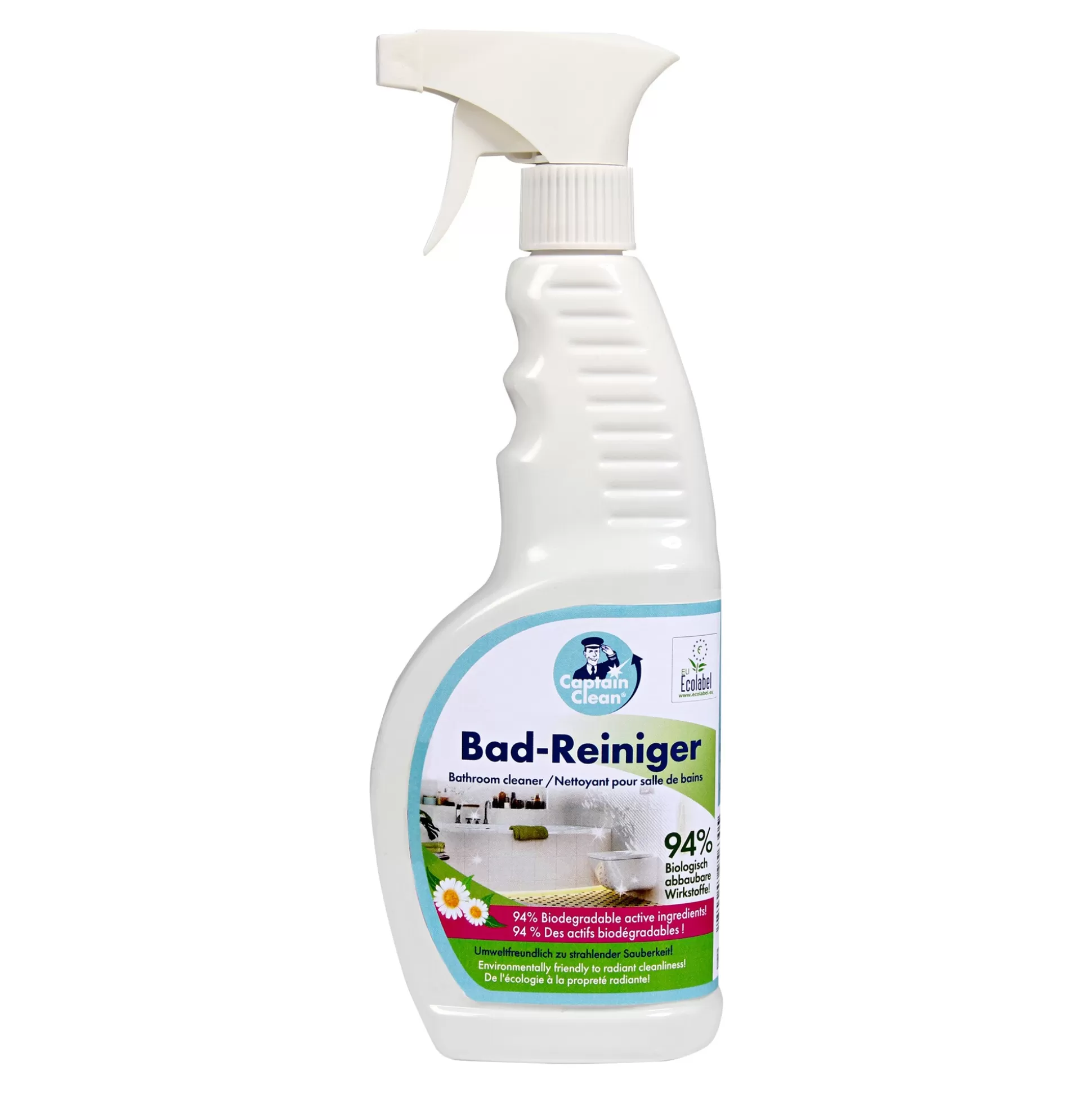 Reinigingsmiddelen^Captain Clean Biologische Badkamerreiniger, 650 Ml