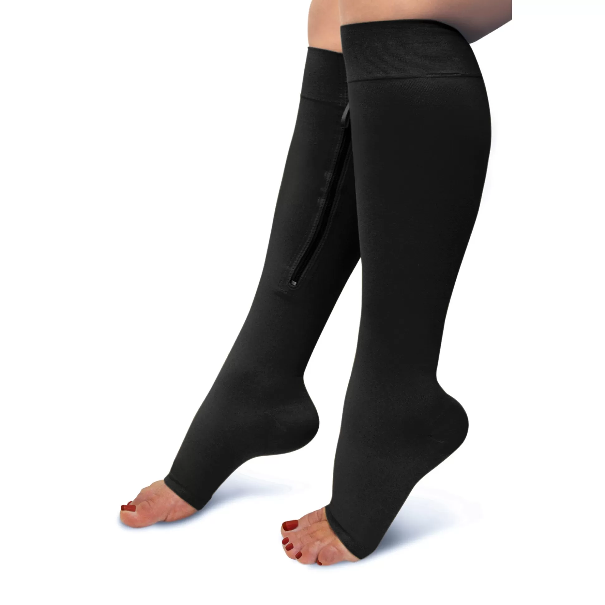 Steunkousen^MedoVital Compressiekousen Zwart