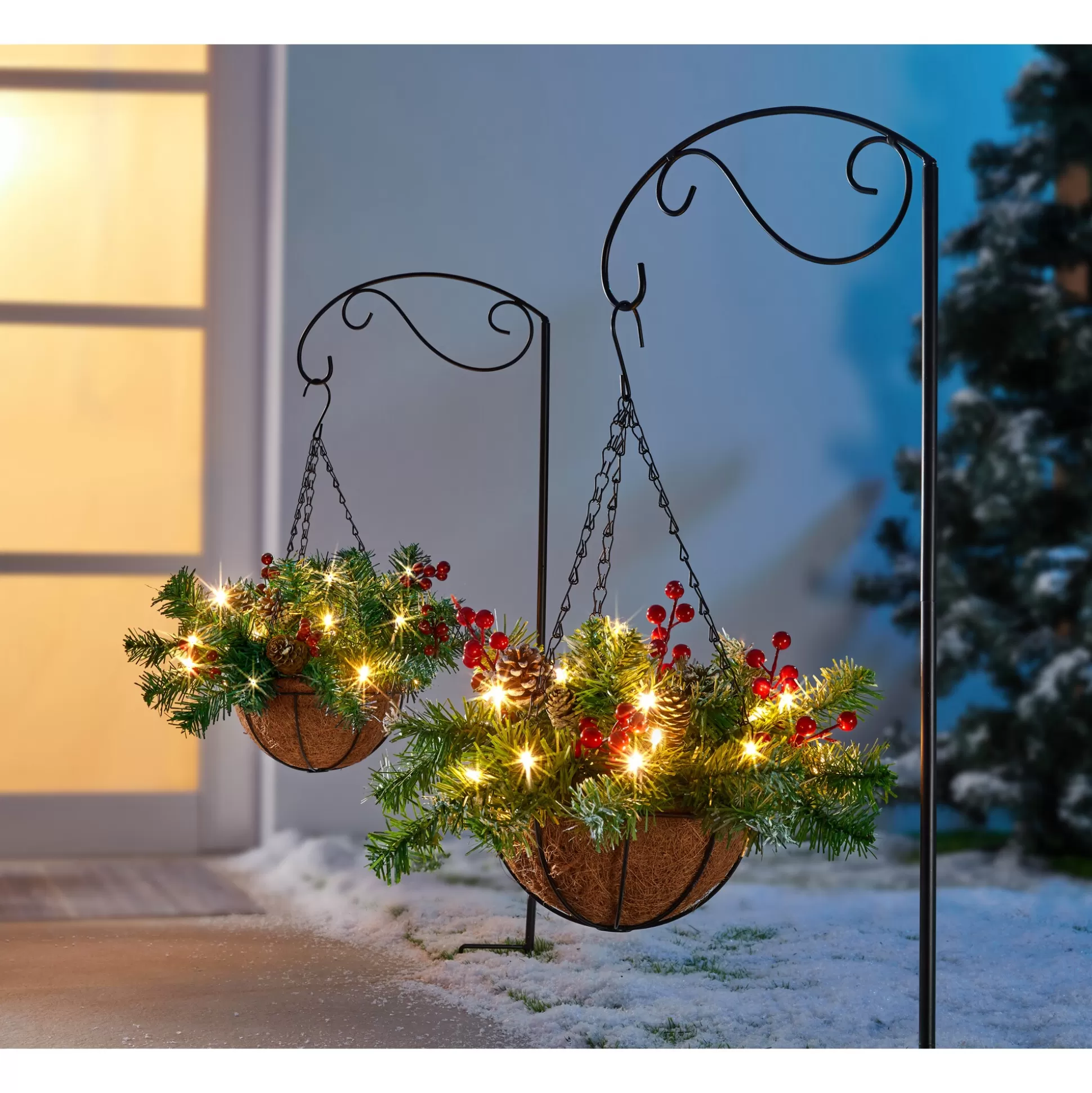 Tuindecoratie^viva domo Groendecoratie Met Leds Wintermagie