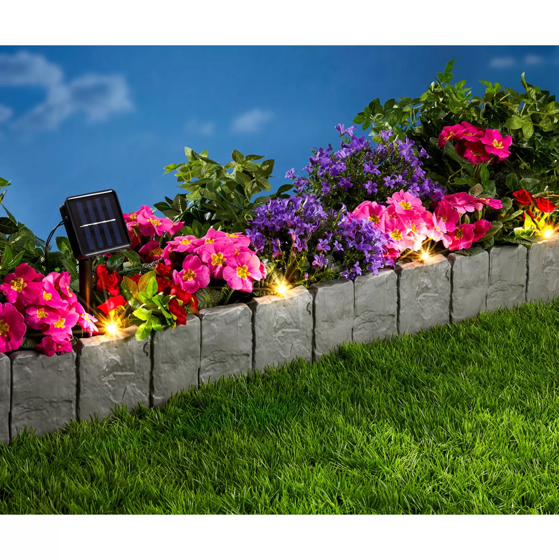 Plantaccessoires^* Led-Borderrand "Stenen"