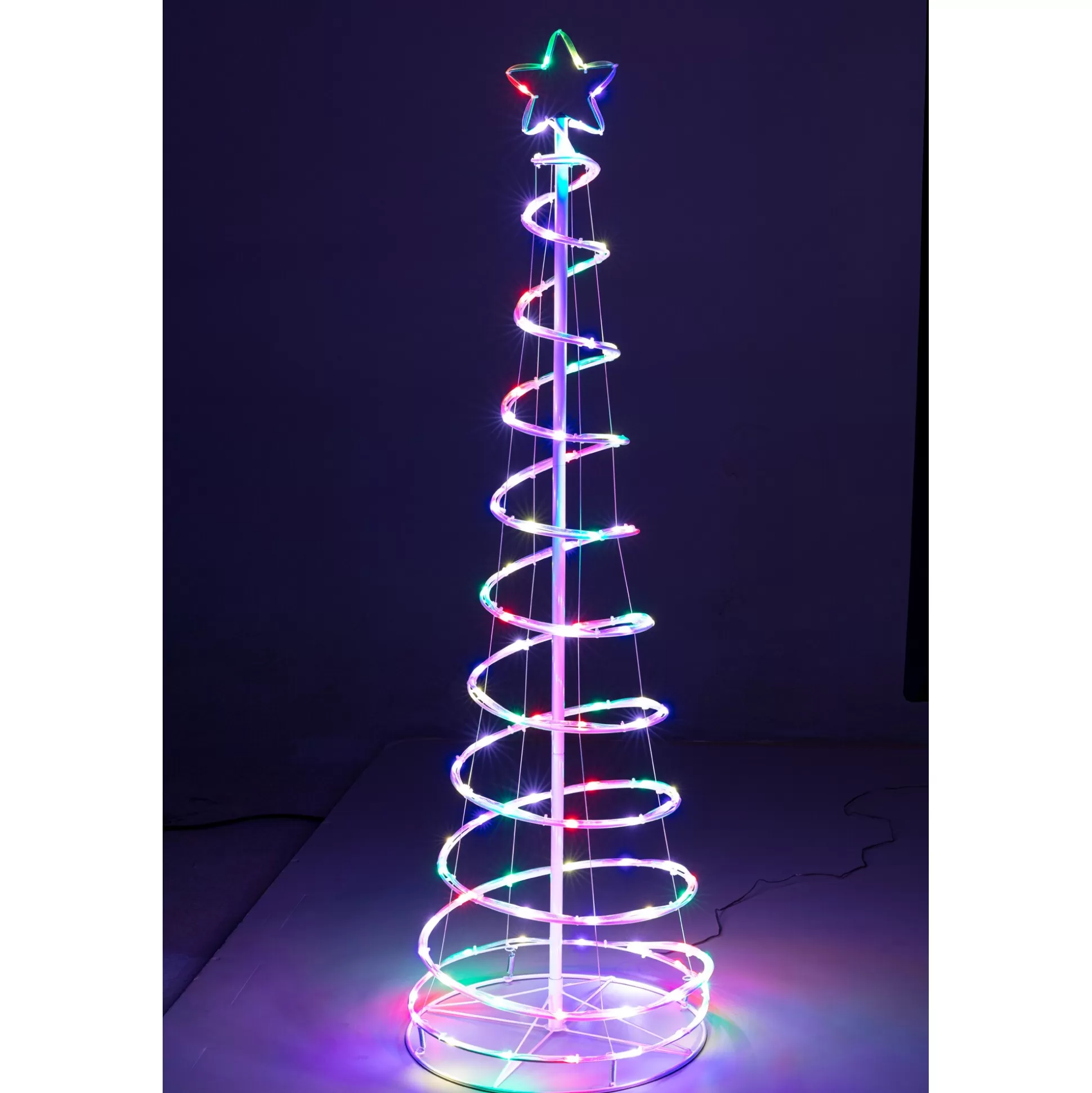 Decoratiefiguren^viva domo Led-Spiraal "Kerstboom"