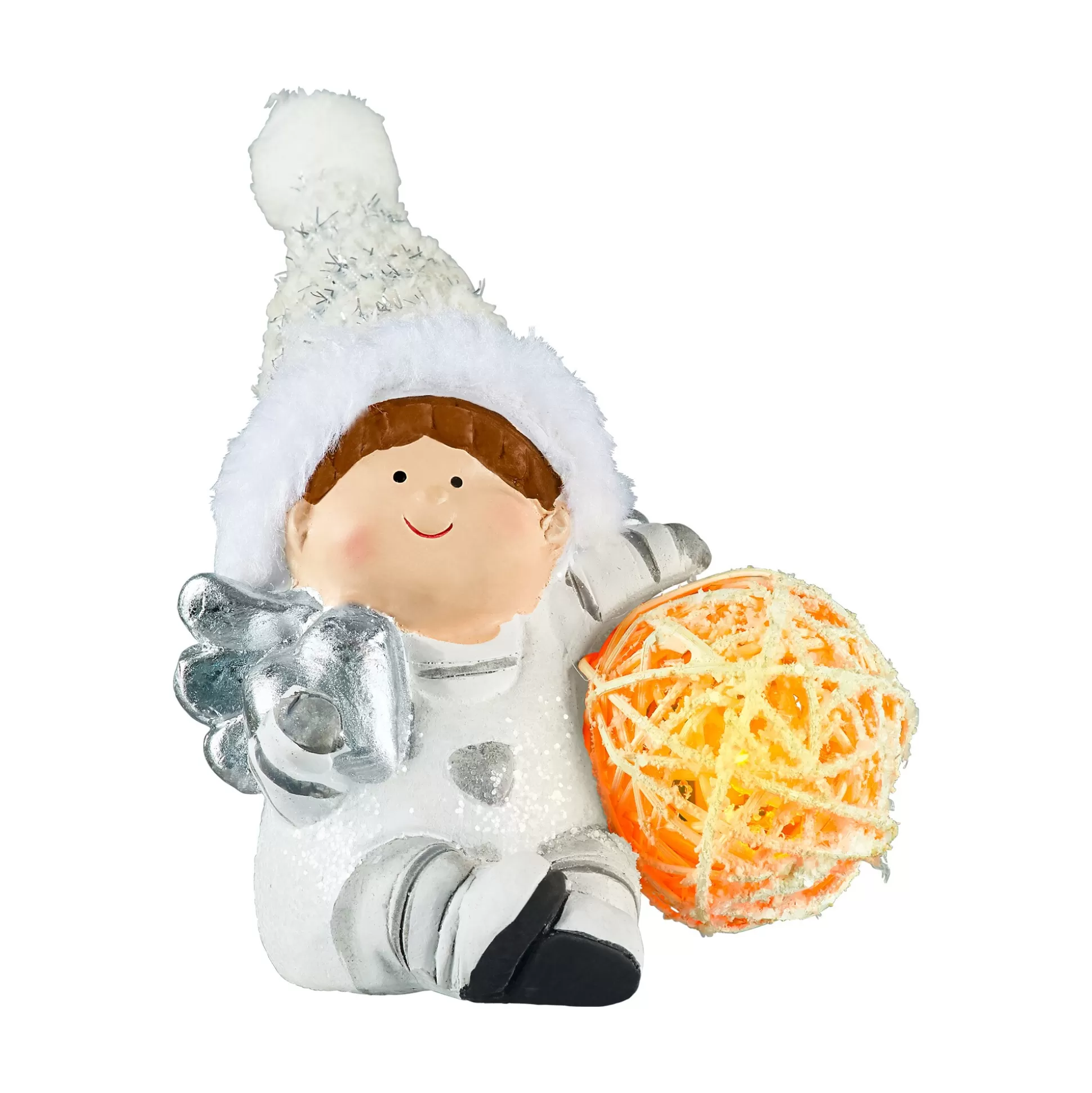 Kerstdecoraties^* Led-Winterfiguur Paul