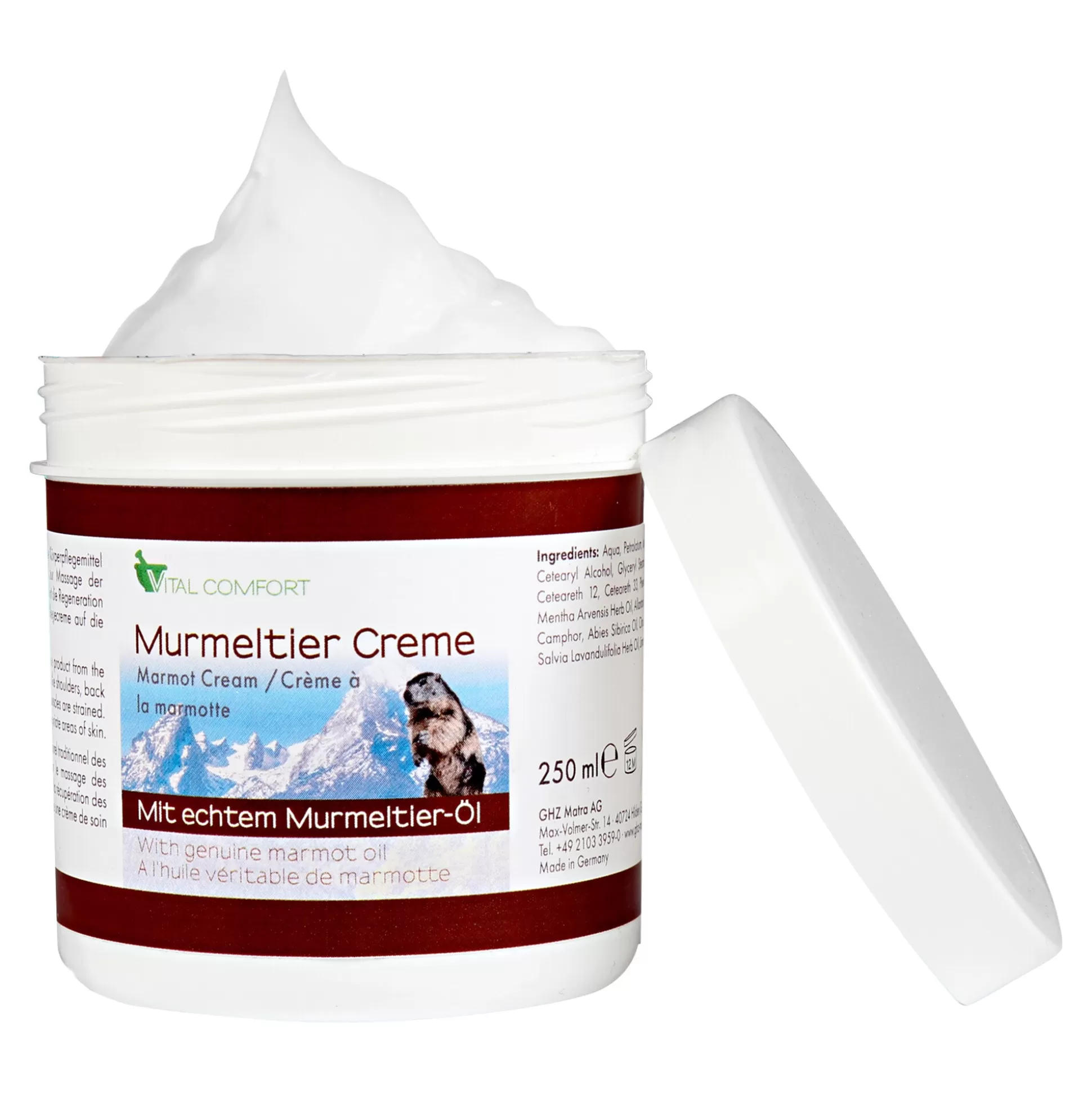 Anti-Aging-Cremes^Vital Comfort Marmotcreme, 2 Stuks Elk 250 Ml