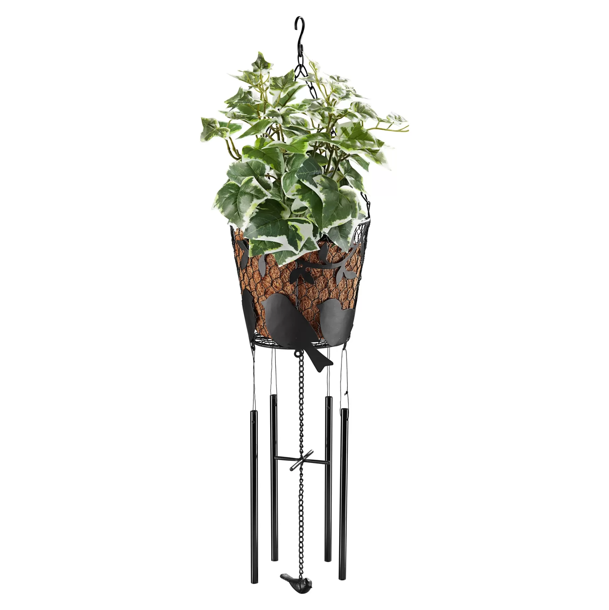 Planten & Bloemendecoratie^viva domo Metalen Hang-Bloempot Windorgel