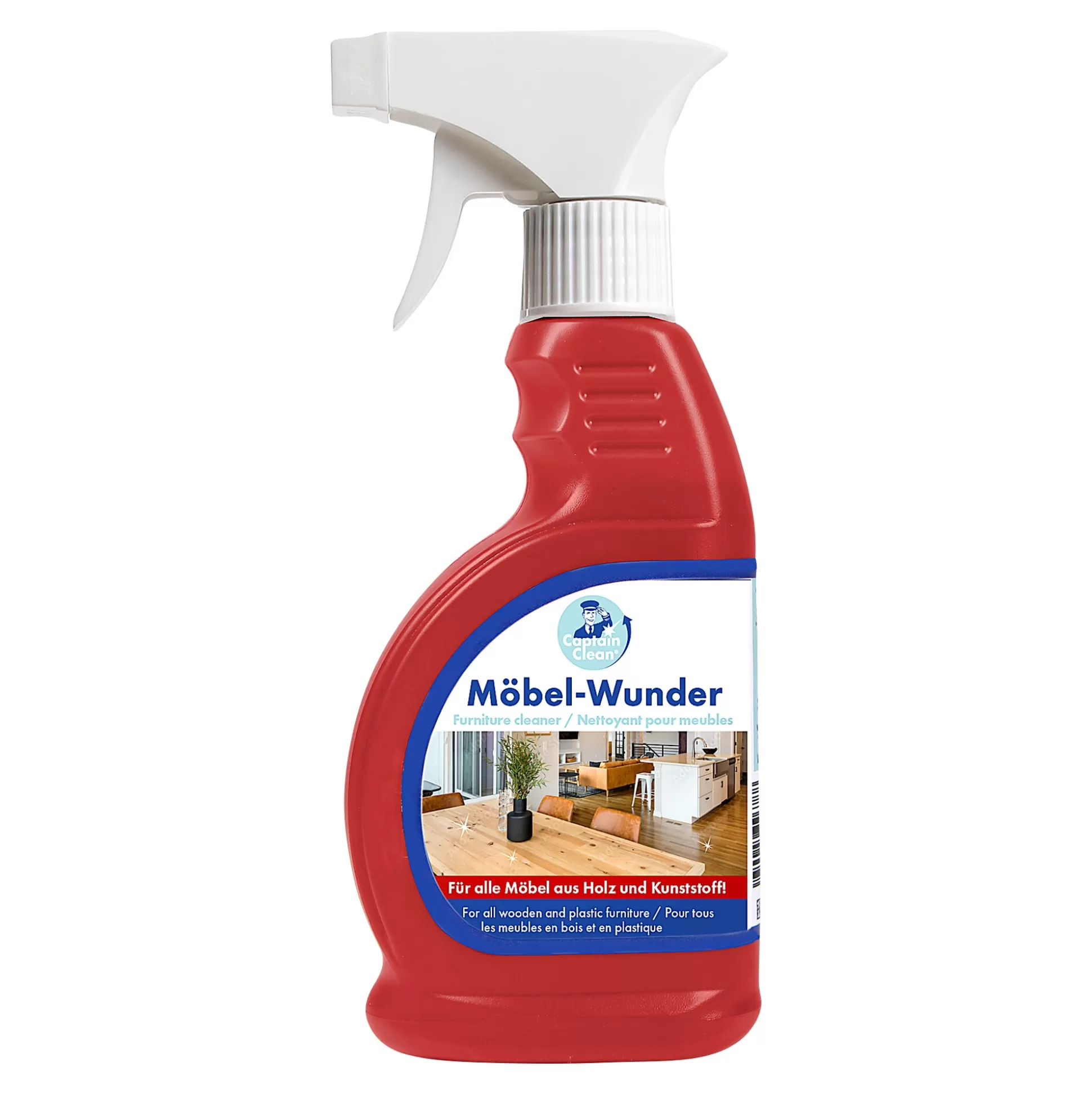 Reinigingsmiddelen^Captain Clean Meubelwonder "Fris", 300 Ml + Gratis: Polijstdoek