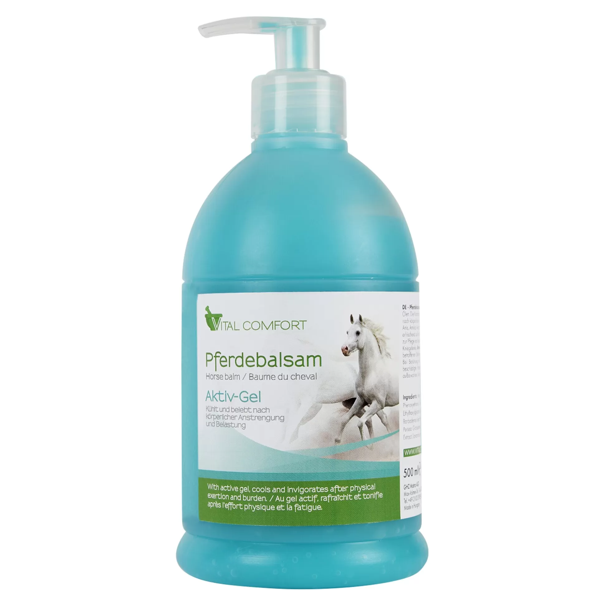 Huisapotheek^Vital Comfort Paardenbalsem 'Aktiv-Gel', 500 Ml