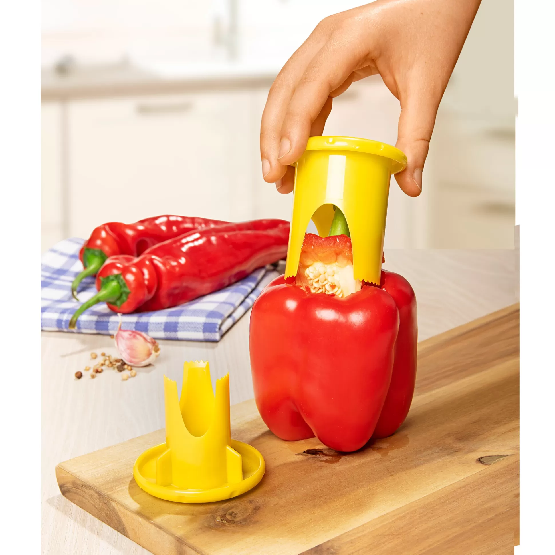 Geniale Kookaccessoires^genialo Paprika-Ontkerners, 2-Delig