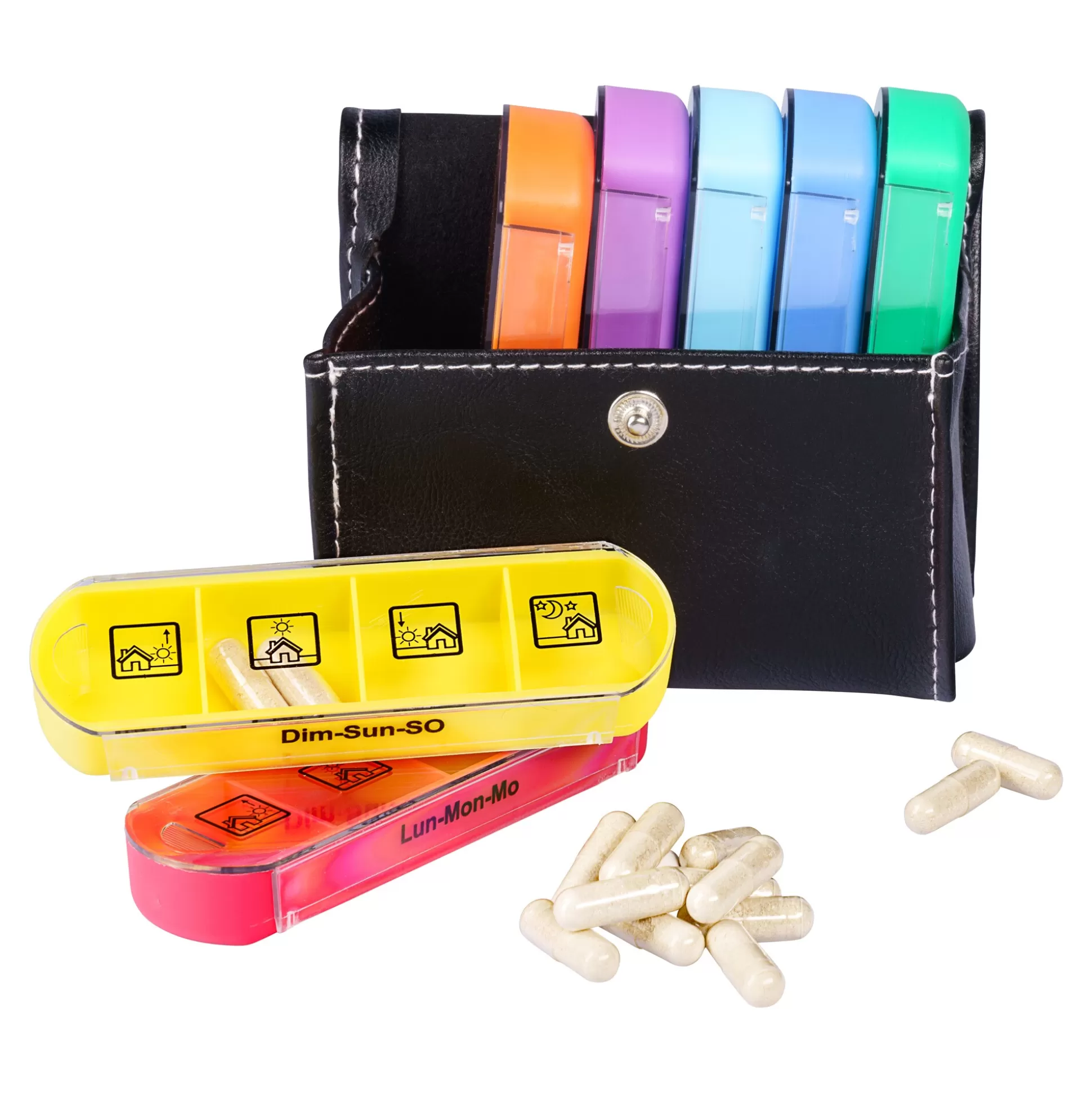 Pillendoosjes^Wellys Pillendoos 7 Dagen, Incl. Etui