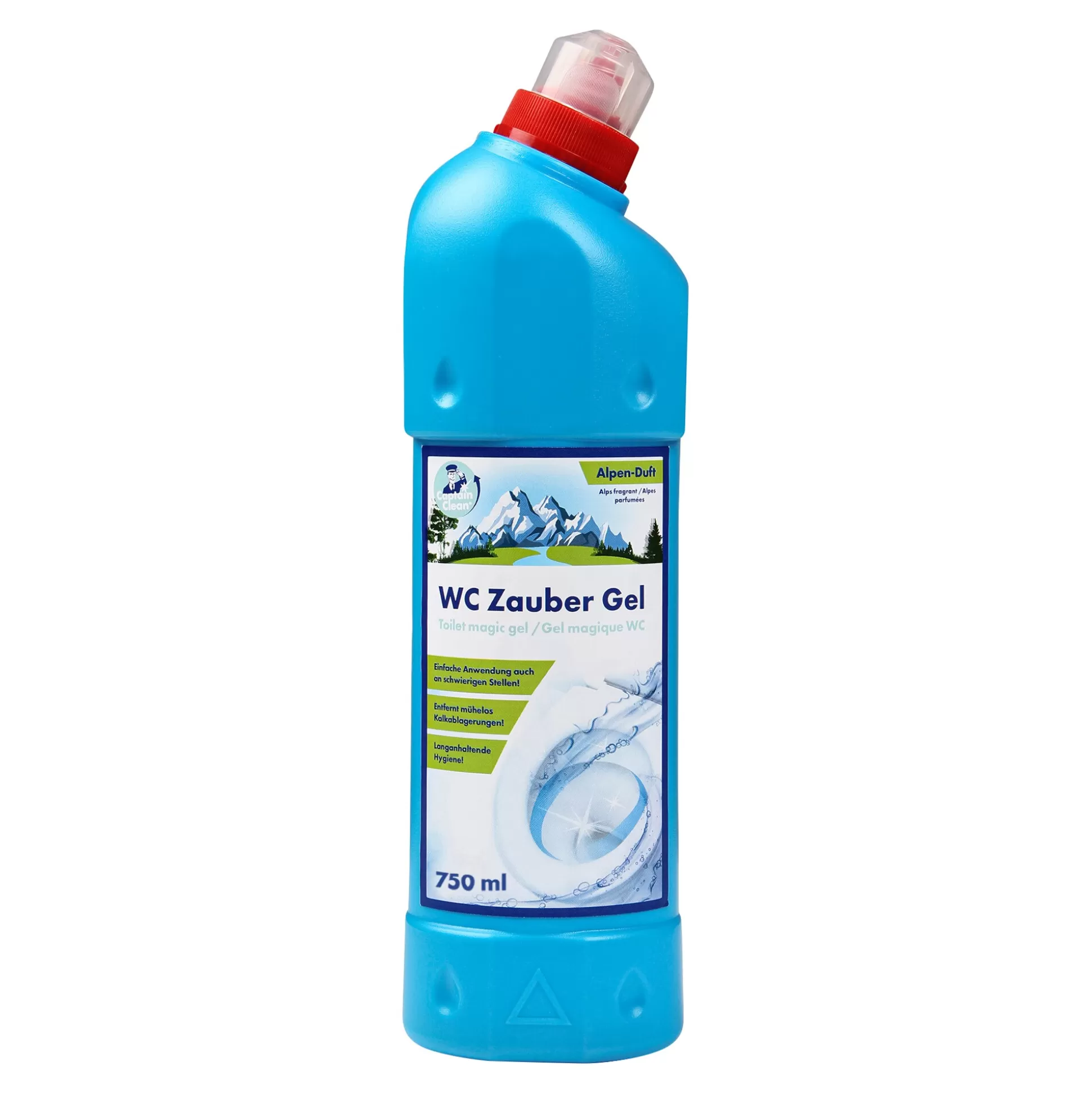 Reinigingsmiddelen^Captain Clean Wc Tovergel Alpengeur, 750 Ml