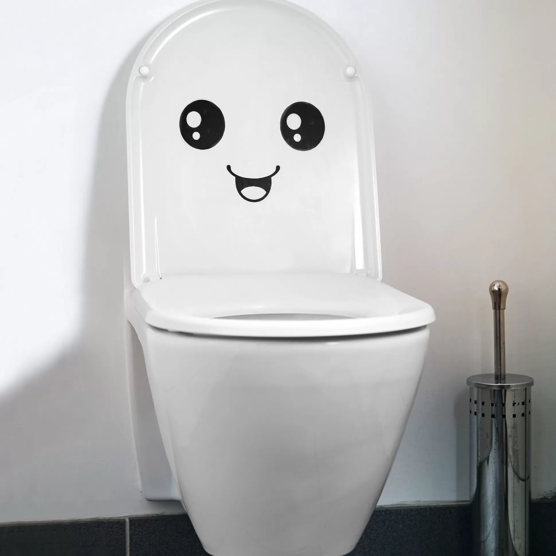 Badkamerdecoratie^* Wc-Sticker "Smile"