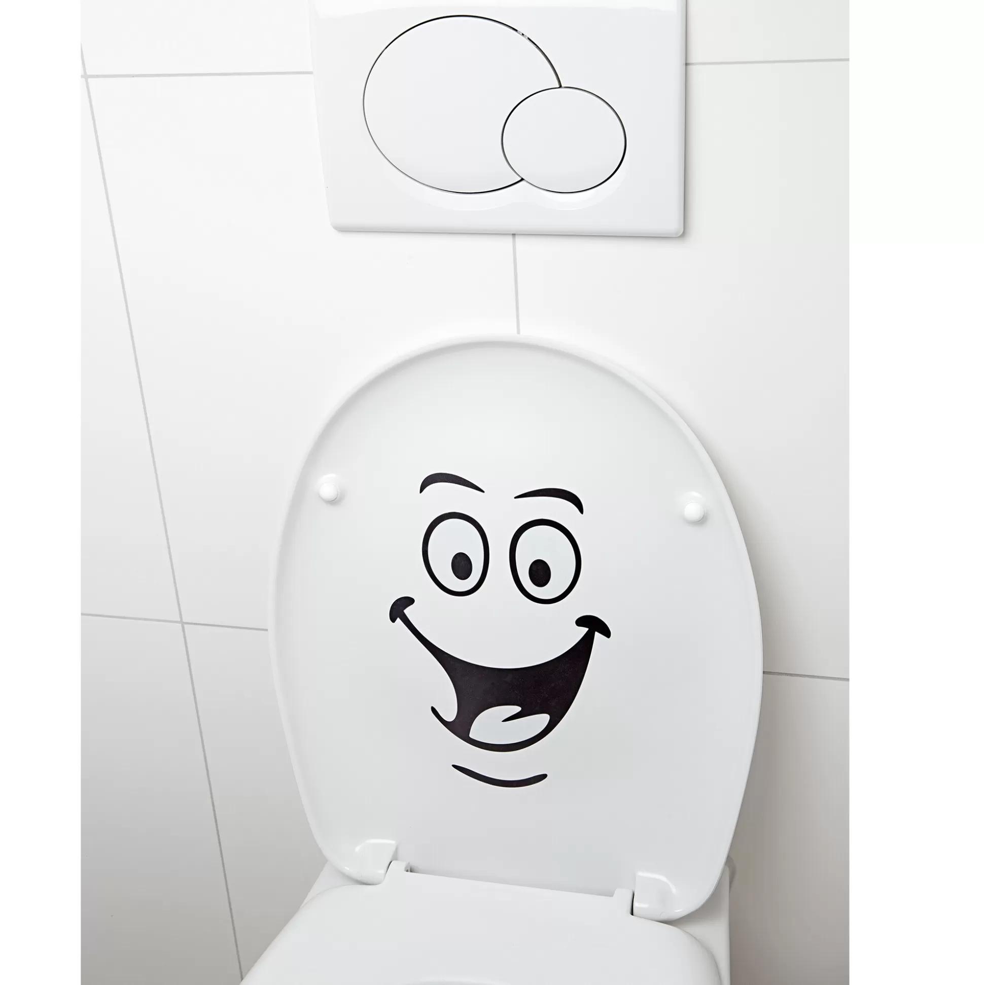 Badkamerdecoratie^* Wc-Sticker Smile