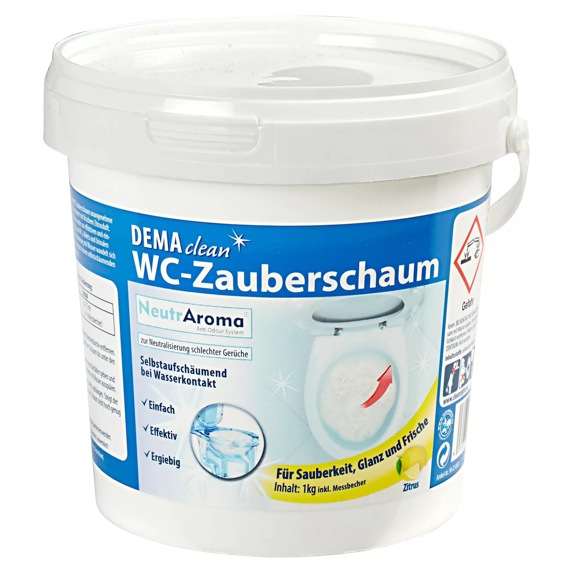 Reinigingsmiddelen^Demaclean Wc-Toverschuim, 1 Kg