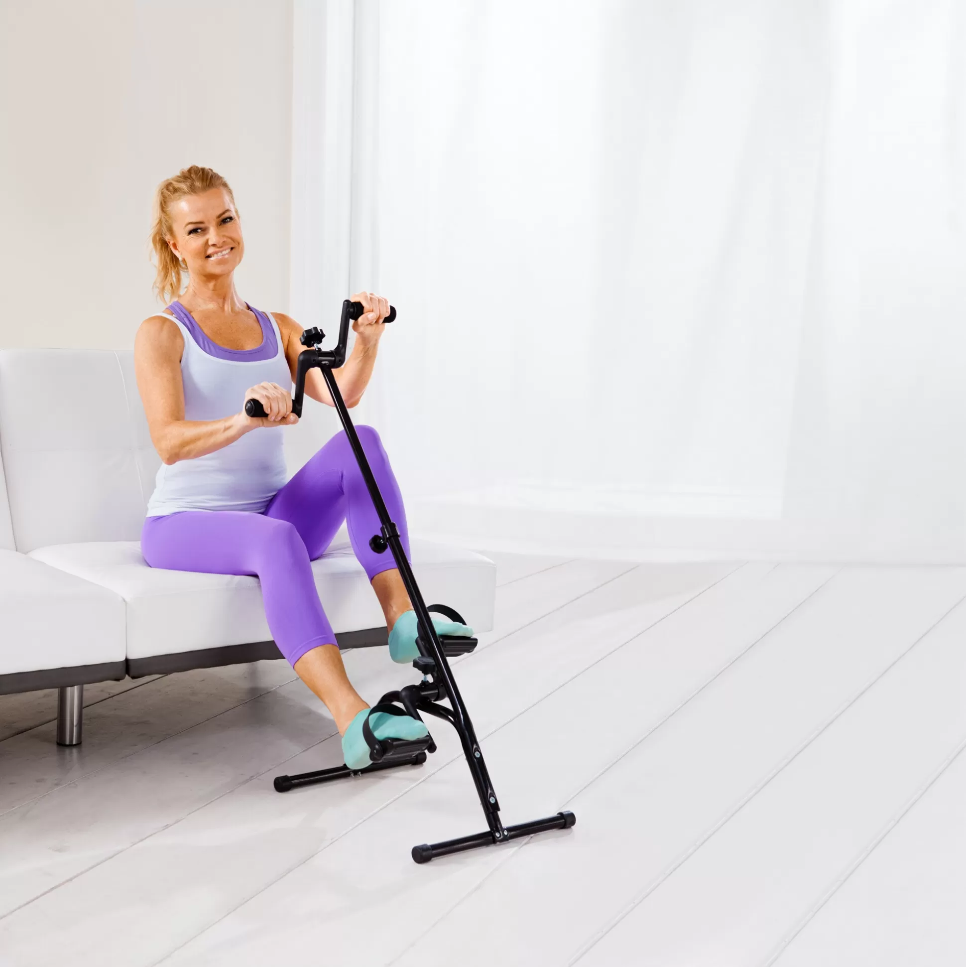 Fitnessapparaten^Wellys Hometrainer "2 In 1"