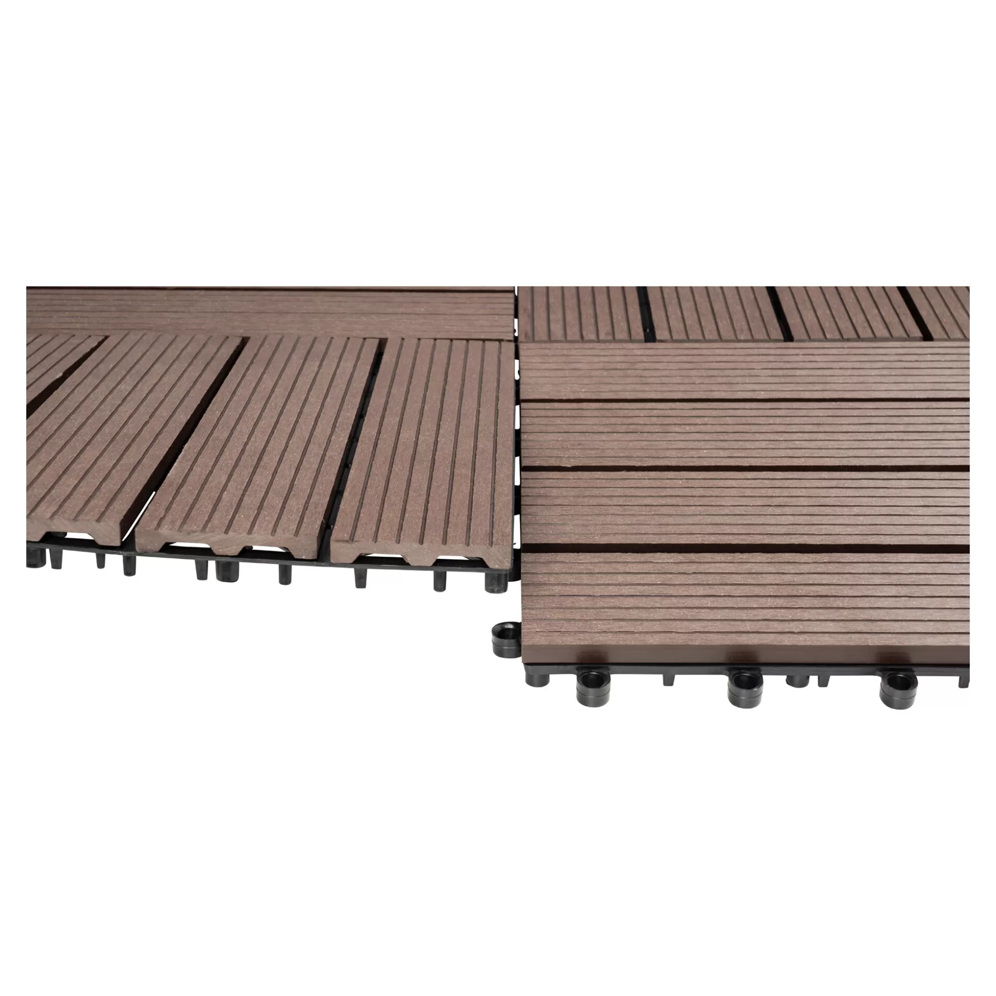 Plantaccessoires^viva domo Wpc Balkon- En Terrastegels, 4 Stuks