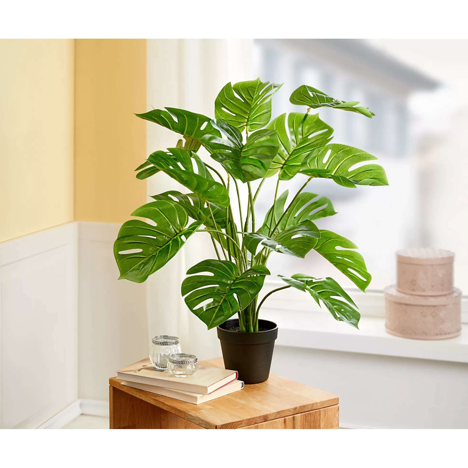 Planten & Bloemendecoratie^viva domo Xl Kunstplant "Monstera"